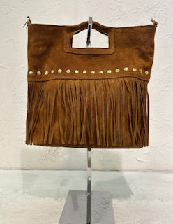 BORSA SCAMOSCIATA FRANGE 5747