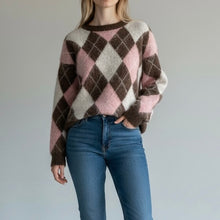 Carica l'immagine nel visualizzatore di Gallery, MAGLIONE ROMBI GIROC 4982838