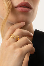 Carica l'immagine nel visualizzatore di Gallery, ANELLO SPIRALE IRREGOLARE DD15095S