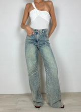 Carica l&#39;immagine nel visualizzatore di Gallery, JEANS STRASS A2073