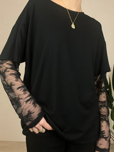 MAGLIA MANICA PIZZO 8304