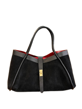 Carica l'immagine nel visualizzatore di Gallery, BORSA PELLE SUEDE 7345