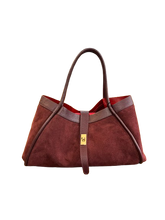 Carica l'immagine nel visualizzatore di Gallery, BORSA PELLE SUEDE 7345