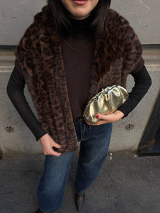 GILET PELLICCIA MACULATO 2678