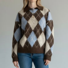 Carica l'immagine nel visualizzatore di Gallery, MAGLIONE POLO ROMBI 4982853