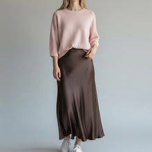 Carica l'immagine nel visualizzatore di Gallery, GONNA SATIN LUNGA 25758