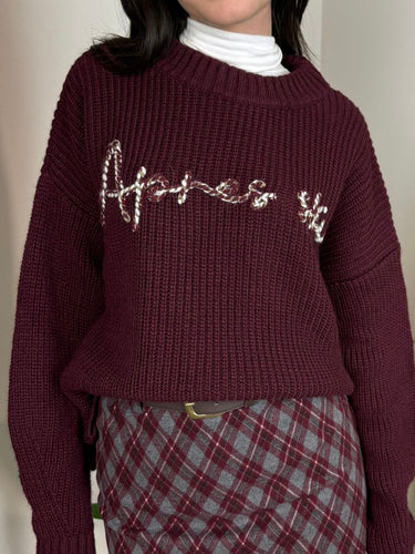 MAGLIONE SCRITTA ZD0061