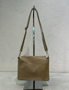 BORSA PELLE 3 SCOMPARTI