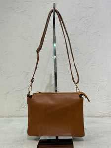 BORSA PELLE 3 SCOMPARTI